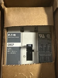 WESTINGHOUSE GMCP015EOC Type GMCP Motor Circuit Breaker 3 Pole 15A - NEW - Picture 1 of 2