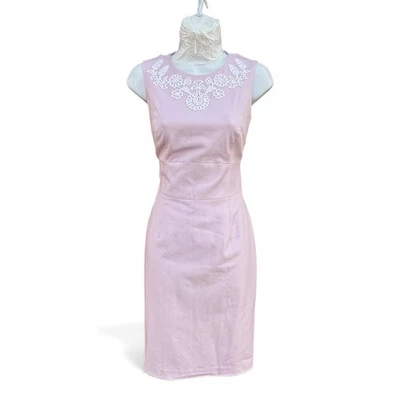 Vestido recto bordado lavanda Brooks Brothers talla 2 Foto 1 de 4