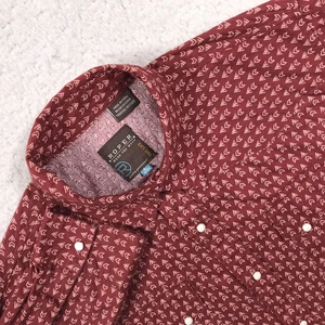 Roper Western Shirt BOYS L 12-14 Geometric/Arrows Pearl Snaps Cowboy Rodeo Nice - Picture 1 of 14
