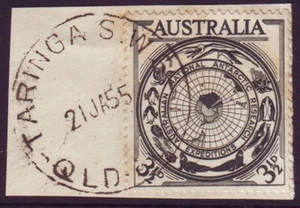 SELLO POSTAL DE QUEENSLAND ""TARINGA S.W.5" CDS (FECHADA 21/1/1955) - PO CERRADO 30/6/1982 - Imagen 1 de 1