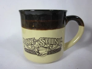 Vintage 1986 Hardee's Rise and Shine Keramik Kaffeebecher Tasse - Bild 1 von 6