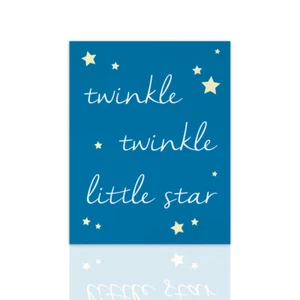 Quadro moderno per bambini TWINKLE TWINKLE - ideale per la cameretta nascita - Picture 1 of 19