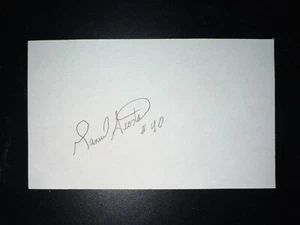 Manny Acosta, BRAVES (2007 Debut) SIGNED 3x5 Index Card (HS) - Bild 1 von 1