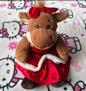 EUC 2008 Holly The Moose Build A Bear With Dress - Picture 1 of 9