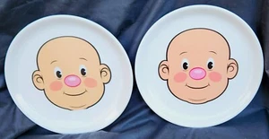 Set of 2 Fred Plays with His Food 8.25” (Dia.) Ceramic Plates (EUC) - Picture 1 of 4