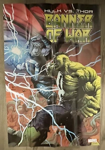 Póster promocional Hulk Vs Thor Banner of War - 24x36 - Arte de Gary Frank - Plegado - Cómic Marvel - Imagen 1 de 1