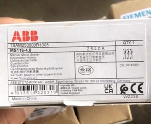 1 Stück ABB MS116-4 (2,5-4A) Motorstarter - Bild 1 von 2