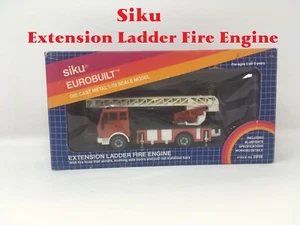 Siku Eurobuilt Erweiterungsleiter Feuerwehrauto Maßstab 1:55 #2819 West Germany - Bild 1 von 12