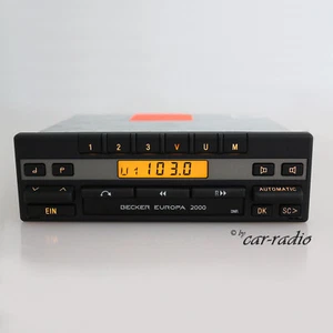 Becker Europa 2000 BE1100 Oldtimer Youngtimer Autoradio 1-DIN Kassettenradio - Bild 1 von 11