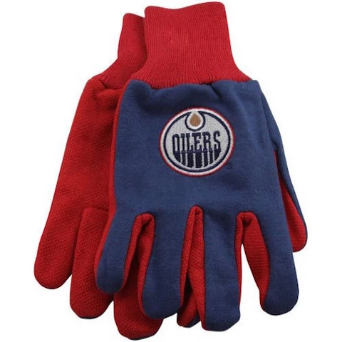 Edmonton Oilers Two-Tone Utility/Work Gloves Cover