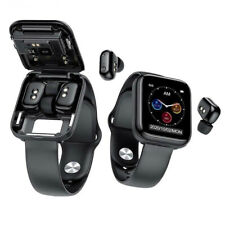 2 in 1 Smart Watch with Earbuds True Wireless Bluetooth Headsets Smartwatch New