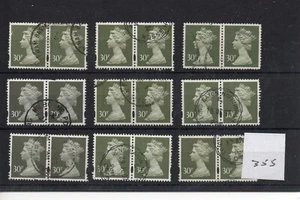 GB - Machin Definitives (MF355) - Valor 30p - 18 copias - Cancelaciones finas - Imagen 1 de 1
