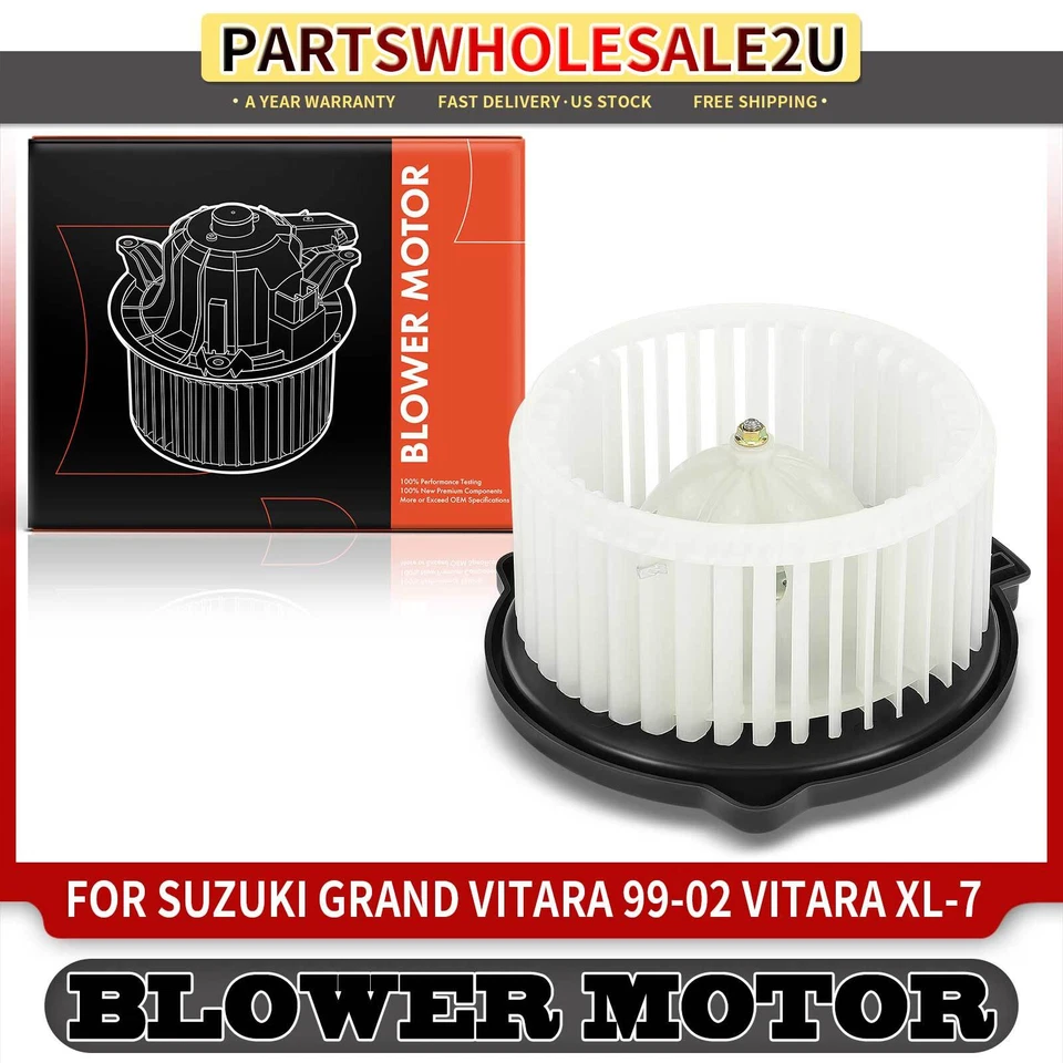 Calentador A/C Soplador Motor con Jaula Ventilador para Suzuki Grand Vitara 1999 2000 2001 2002 Foto 1 de 4