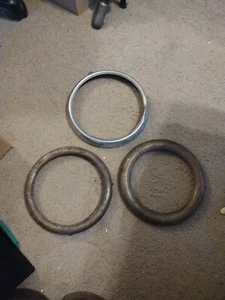 1928 1929 Ford model A? headlight trim rings lamp headlamp Twolite - Picture 1 of 8