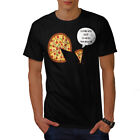 Wellcoda Pizza Slice On Diet Funny Mens T-Shirt,  Graphic Design Printed Tee
