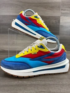 Fila Renno Tenis Talla 7 Azul Rojo Amarillo 3RM01515-431 Zapatos Informales Sin Caja - Imagen 1 de 11