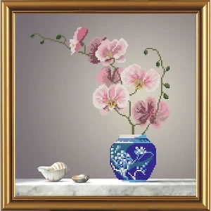 Nova sloboda HC3122 Orquídea Rosa Bordado Cuentas Punta de bolillos - Imagen 1 de 7