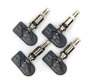 New 433mhz TPMS Set Chrome Stem Fits 2024 Ford Mustang GT Premium - Picture 1 of 1