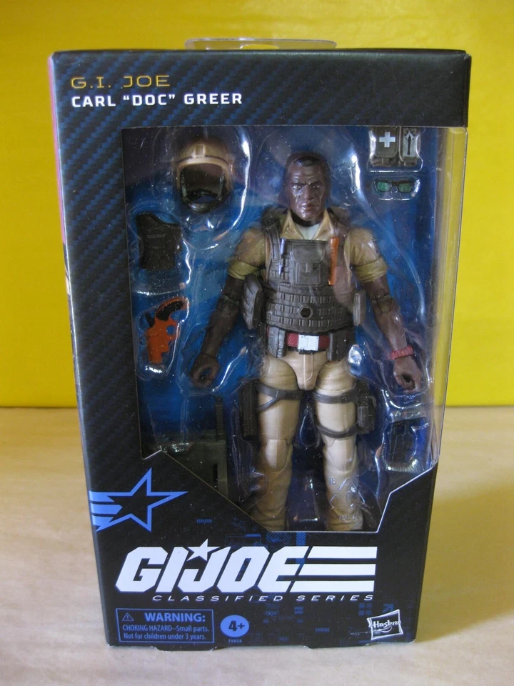 Hasbro G.I.Joe Classified Series #122 Carl Doc Greer 6 Inch Action Figure