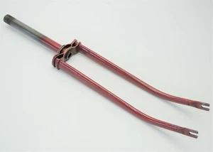 CWC 1950'S BICYCLE 26" WHEEL DBL CROWN 195 MM THREADED STEERER FORK 22.2 MM I.D. - Picture 1 of 5