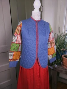Gaymode Penney's NWT Vintage 60s Colorful Patchwork Quilted Jacket XS Kodel - Picture 1 of 22