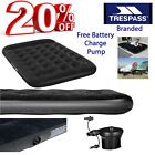 SINGLE Airbed Inflatable Flocked Airbed Waterproof Mattress Bed Camping
