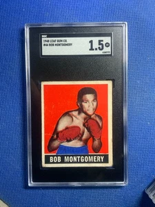 1948 Leaf Boxing #44 Bob Montgomery SGC 1.5 - Picture 1 of 2