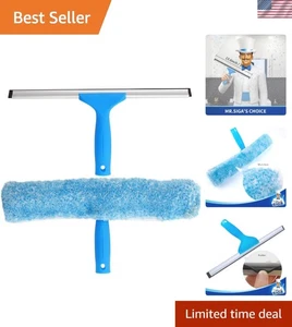 Müheloser 14 Zoll Abzieher & Mikrofaser Fensterreiniger - Profiqualität - Bild 1 von 8