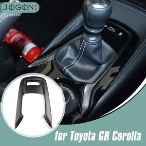 Matte Carbon Center Gear Shift Panel Cover For Toyota GR Corolla 2023 2024 2025 - Picture 1 of 15