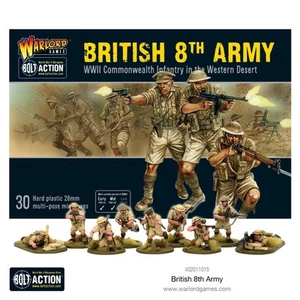 Bolt Action - British 8th Army Infantry - WWII - Warlord Games - New - Picture 1 of 7