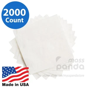 2000 ct 1-lagig weiß Getränk Cocktail Servietten Bar/Party/Event Getränke Untersetzer - Bild 1 von 2