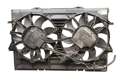 12-18 Audi  A6 A7 Quattro Engine Cooling Radiator Fan Motor Shroud Assembly Oem - Image 1 of 4