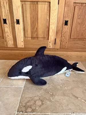 Rare Large Jellycat - Ollivander the Orca - Brand new with tags - retired whale - Image 1 of 4