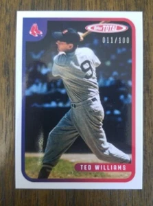 2020 Topps Total Legends Ted Williams Boston Red Sox 011/100 - Picture 1 of 2