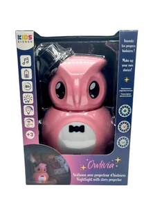BigBen Veilleuse Chouette Rose Projecteur et Conteur pour Enfants G297 - Photo 1/5