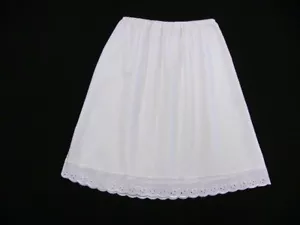 Plus size White Half Slip Petticoat lengths from 23"-40" size 16-18   - Picture 1 of 21