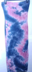 strapless tie dye bodycon dress with lining - Picture 1 of 8