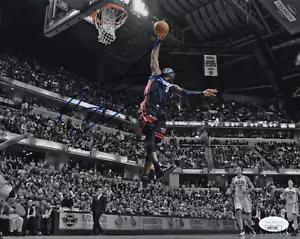 Foto autografiada de Miami Heat Dwayne Wade firmada 8x10 JSA certificado de autenticidad #2 - Imagen 1 de 2