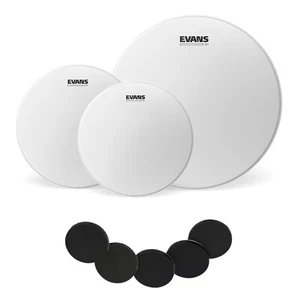 Evans ETP-G1-CTD-F Coated Fell Pack Fusion 10-12-14 con almohadillas - Imagen 1 de 6