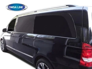 Aluminum Roof Rack Rails Side Bars Mercedes Vito /Taxi W639 - W447 SWB 2004-up - Picture 1 of 6