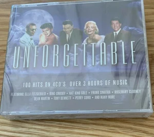 Unforgettable 4CD Set Ella Fitzgerald Frank Sinatra Dean Martin Sealed NOS - Picture 1 of 2