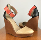 Bcbg Maxazria Women?S Ma-Dame Wedges High Heel Tan Size 6.5