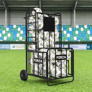 FORZA Heavy-Duty Ball Picker Trolley - Holds 40 Sports Balls - Picture 1 of 8