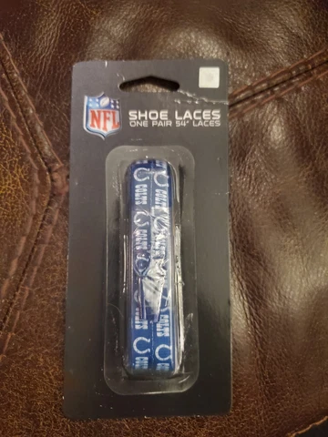 Indianapolis Colts Shoe Laces Strings NFL Team Colors 54" One Pair Lace Ups Cover