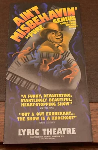 Theatre Flyer Leaflet Ain't Misbehavin' Lyric RAY SHELL DEBBY BISHOP 1995 - Picture 1 of 2