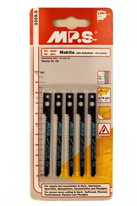 5 MPS Profi Stichsägeblätter 80mm, engste Kurvenschnitte, Holz 3309-5 U-Schaft - Bild 1 von 3