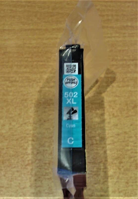 GENUINE EPSON 502XL Cyan (blue) cartridge BINOCULARS Original vacuum sealed ink - Image 1 of 3