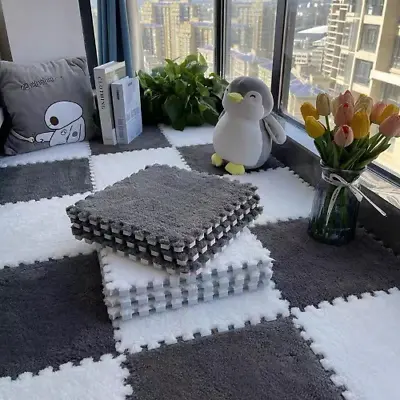 1/5/30Pcs/Lot Soft Plush Carpet Mat Foam Children's Puzzle Interlock Floor Mats • 208.33$