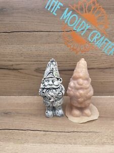 Latex Rubber Mould Mold Garden Gnome Holding Squirrel Garden Ornament DIY craft