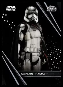 2023 Topps STAR WARS CROMADO CAPITÁN NEGRO PHASMA #35 - Imagen 1 de 2